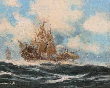 Claudus Rudolf - Sailing ship